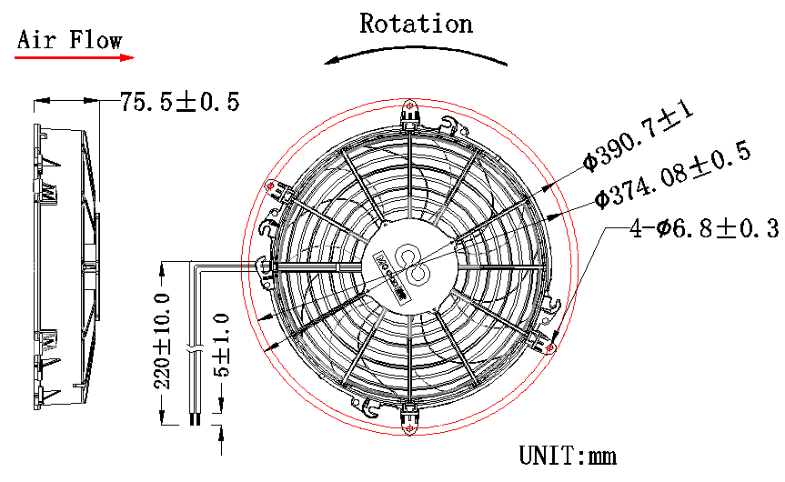 33083散热风扇尺寸 33083散热风扇尺寸