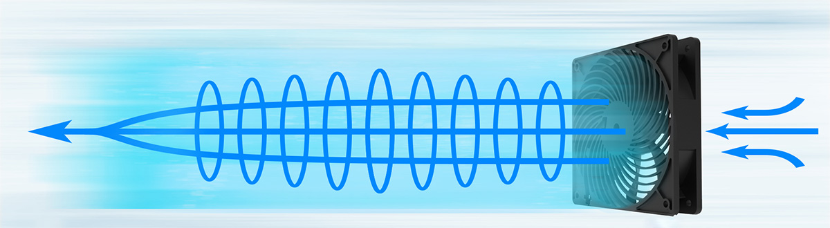 散热风扇气流图 散热风扇气流图